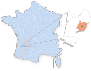 Carte de l'Aquitaine